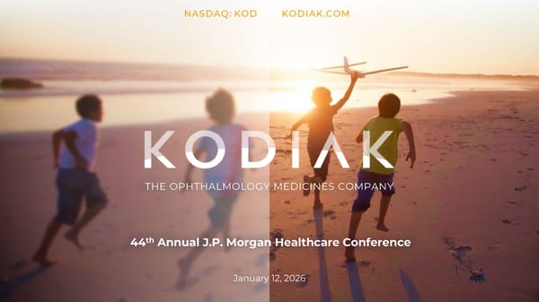 J.P. Morgan Healthcare Conference 2026 - Page 1