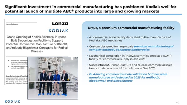J.P. Morgan Healthcare Conference 2026 - Page 40