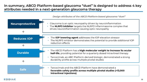 Unmet Needs in Retinal Disease Therapeutics - Page 30